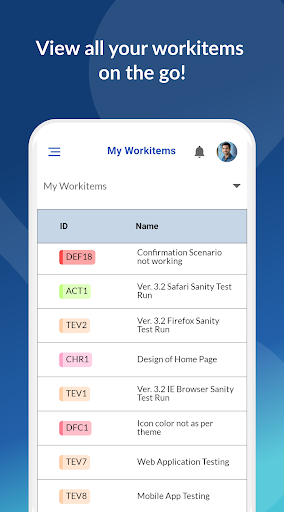 Android application NimbleWork screenshort