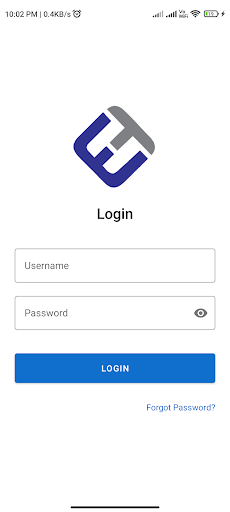 Android application Enquiry Tracker screenshort