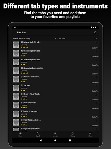 GuitarTab - Tabs and chords - Music & Audio - apps