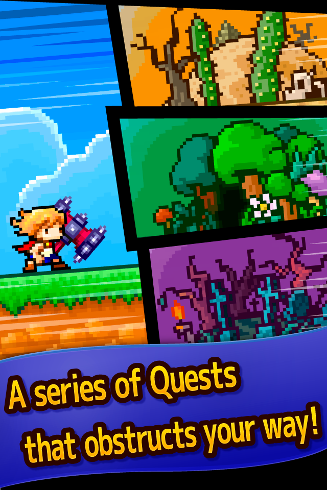 Android application HAMMER'S QUEST screenshort