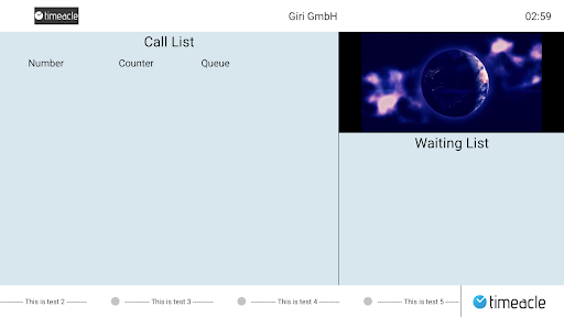 timeacle DISP Screen 3