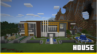 Modern houses for minecraft maps