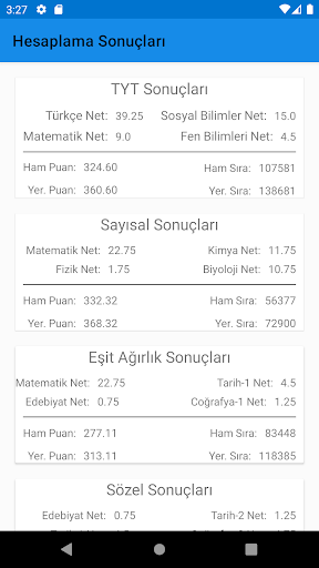 YKS (TYT-AYT) Tercih Robotu Screen 3