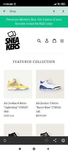 Sneakers Screen 3