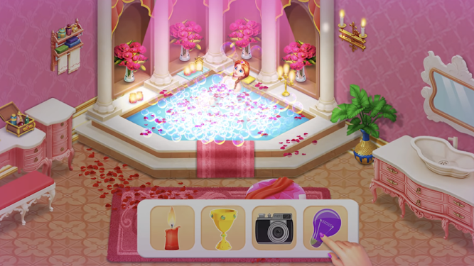 #1. Castle Dream: Puzzle and decor (Android) By: Viphong