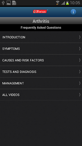 FAQs in Arthritis Screen 2
