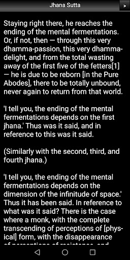 Jhana Sutta - Buddhism Screen 3