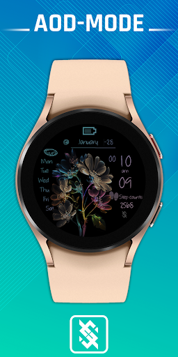 BFF48- Neon Art Flower Glowing Screen 2