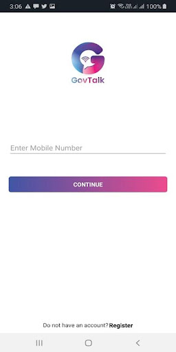 Android application GovTalk screenshort