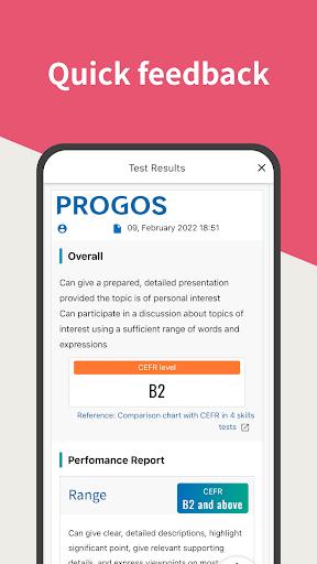 PROGOS for testing English Screen 2