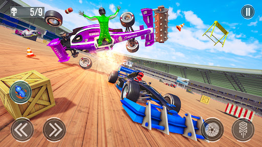 Formula Car Crash Mad Racing