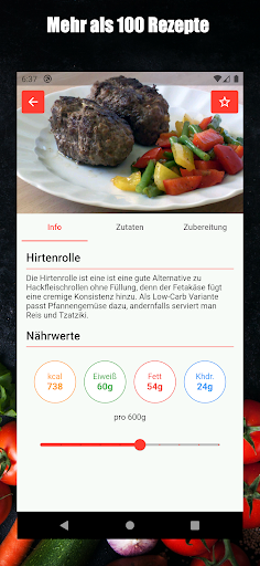 ProteinChef - Eiweiß Rezepte Screenshot 2 - AppWisp.com