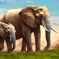 Дикий слон Игры о дикой природе Африки