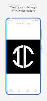screenshot of Circle Text Logo Maker