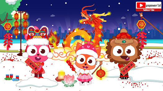 Captura de Pantalla 11 Papo Town Spring Festival android