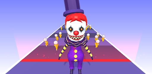 Clown: turn head cover