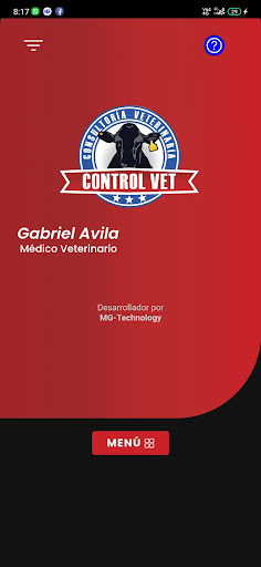 Android application Control Vet screenshort