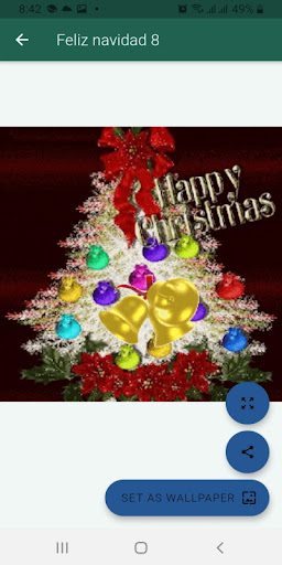 Android application Feliz Navidad y Año Nuevo. Gif screenshort