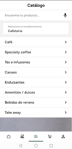 Cafés Baqué App HORECA Screenshot