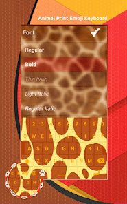 Screenshot 6 Teclado De Animal Impresión android