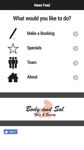 Android application Body and Sol screenshort