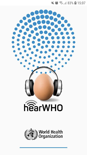 Android application hearWHO screenshort