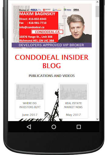 CONDODEAL FREE Toronto Condos  Real Estate App