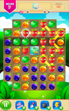 Juice Fresh Garden Match Saga - Screenshot 4
