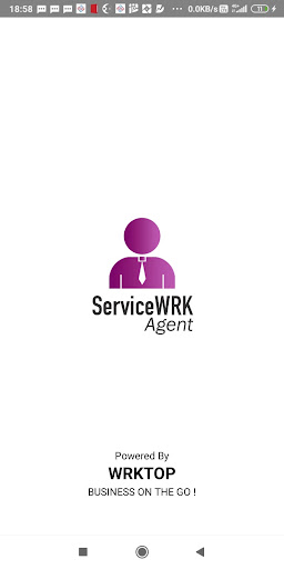 Android application ServiceWRK Agent screenshort