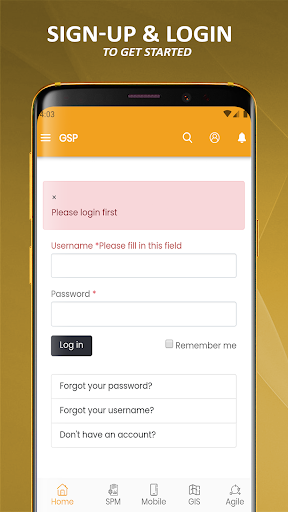 GSP Graduate Studies Platform Screen 2