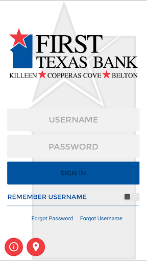 Android application First Texas Bank Killeen screenshort