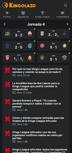 Android application Kingolazo screenshort