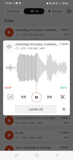 Voice Recorder Pro - XVoice Screen 3