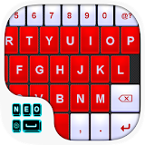 Red White Keyboard icon