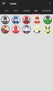 The Superhero-Icon Pack/Theme Capture d'écran