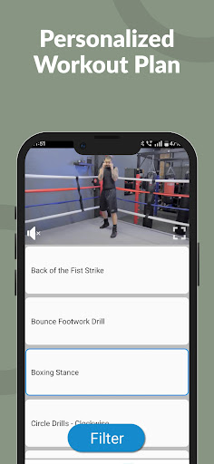 Screenshot of Shadowboxing Punches & Drills