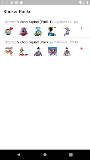 Atomic Victory Squad Sticker P