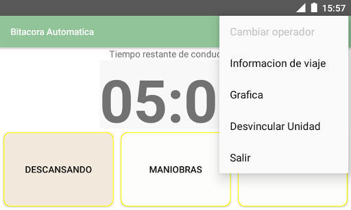 Android application Innovalinks bitácora automátic screenshort