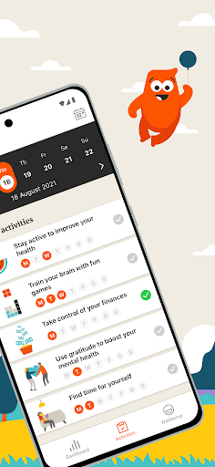 My Real Wellbeing Screen 2