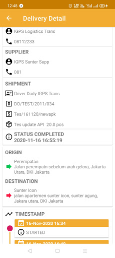 Bakti - Receiver Screen 3