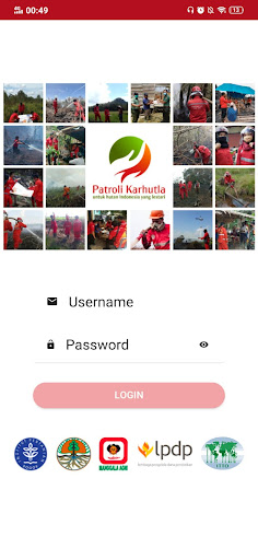 Android application Patroli Karhutla screenshort