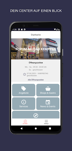 Android application Forum Allgäu Kempten screenshort