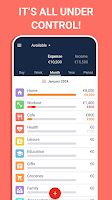 screenshot of Budget: expense tracker, money