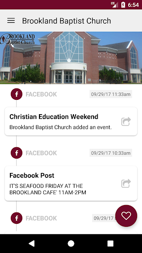 Brookland Baptist Church Screen 2