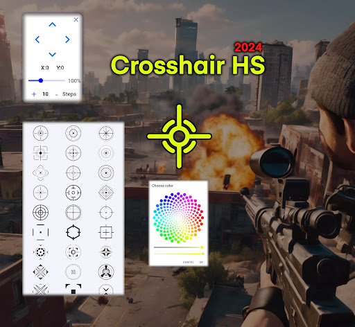Android application Crosshair HS: FOR FPS Game screenshort