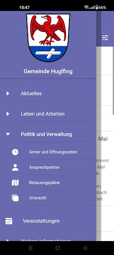 Android application Huglfing APP screenshort