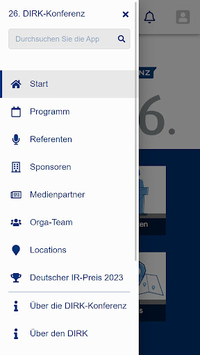 Android application DIRK 2023 screenshort
