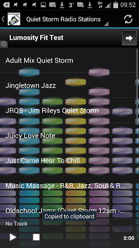 Android application Quiet Storm Radio Stations screenshort