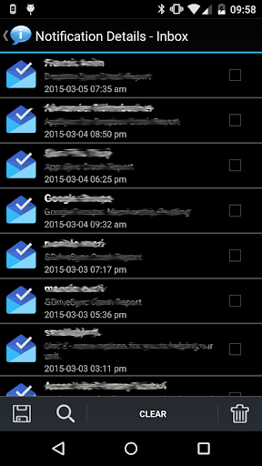 Notification History Screen 2