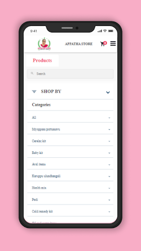 Android application Appatha store screenshort